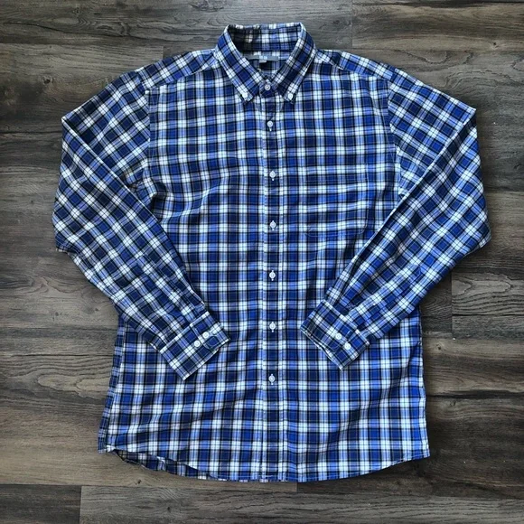 Men’s Uniqlo Casual Plaid Button Down Shirt - Picture 2 of 5